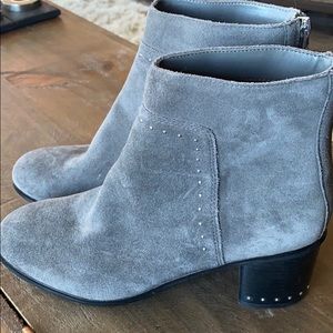 Marc Fisher Suede Gray Booties